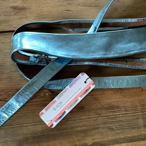 ADA Metallic Wrap Belt Sky Blue